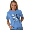 thumbnail image 3 of Life Is Pits Pitbull Dog Rescue Puppy Plus Size Crewneck Graphic Tee Shirt Brisco Brands 2X, 3 of 5