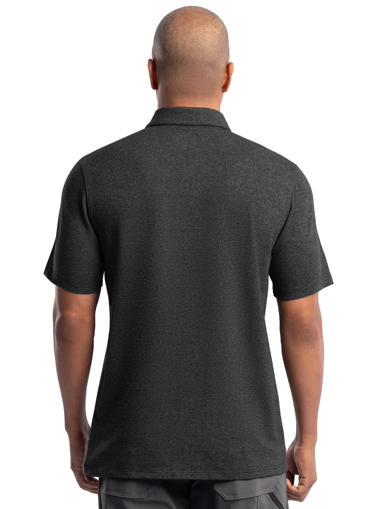 Wrangler Workwear Men's Performance Stretch Polo Short Sleeve Work Shirt, size S-3XL