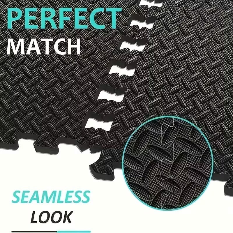 30x30cm Yoga Mat Shock Absorbing Mat Home Gym Pad EVA Eco Friendly Non Slip Foam Interlocking Flooring Suitable for Home and Gym