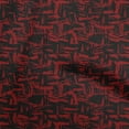 thumbnail image 1 of oneOone Viscose Chiffon Red Fabric Abstract Sewing Material Print Fabric By The Yard 42 Inch Wide, 1 of 4