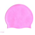 thumbnail image 1 of Solid Color Swimming Cap Elastic Waterproof Protect Ears Long Hair Swimming Pool, 1 of 5