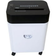 Shredder Micro-Cut Paper Shredder, 14-Sheet, Black/White