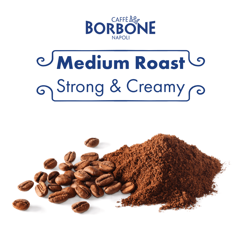 Caffè Borbone Espresso Intenso, Medium Roast, Ground Coffee, 8.8 Ounce (pack of 4)