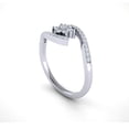 thumbnail image 2 of Genuine 1ct Round Cut Diamond Prong Women's Fancy Bridal Engagement Ring Solid 10K Gold GH SI1, 2 of 3