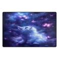 thumbnail image 2 of Cute Cat and Butterflies Soft Polyester Area Rug 60''x39'', Non Slip, Memory Foam, Water Absorbent, 2 of 7