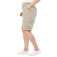 thumbnail image 3 of Woman Within Plus Size Convertible Length Cargo Bermuda/Short, 3 of 6