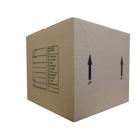 Ups Furniture Shipping BX181816 18 x 18 x 16 Inches Genuine Medium Moving Boxes, Pack of 10, Ships Same Day Via UPS Ground From NY, 18x18x16 Shipping & Moving Boxes,.., By The Boxery ()