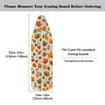 thumbnail image 5 of Kuiaobaty Maple Leaf Acorn Ironing Board Cover with Elastic Edge and Adjustable Fasteners Resist Scorching Wood Grain Print Iron Board Protector Autumn Home Decor, 5 of 5