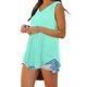 thumbnail image 2 of TRKIYQC Mujeres Chaleco Tops, Cuello En V Sin Mangas Color Sólido Casual Fiesta Calle Otoño Primavera Verano Tops Sueltos TRKIYQC moda, 2 of 5