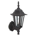 thumbnail image 2 of Z150-TB-Craftmade Lighting-Outdoor Wall Lantern in Traditional Style - 8 inches wide by 16 inches high-Textured Black Finish, 2 of 2