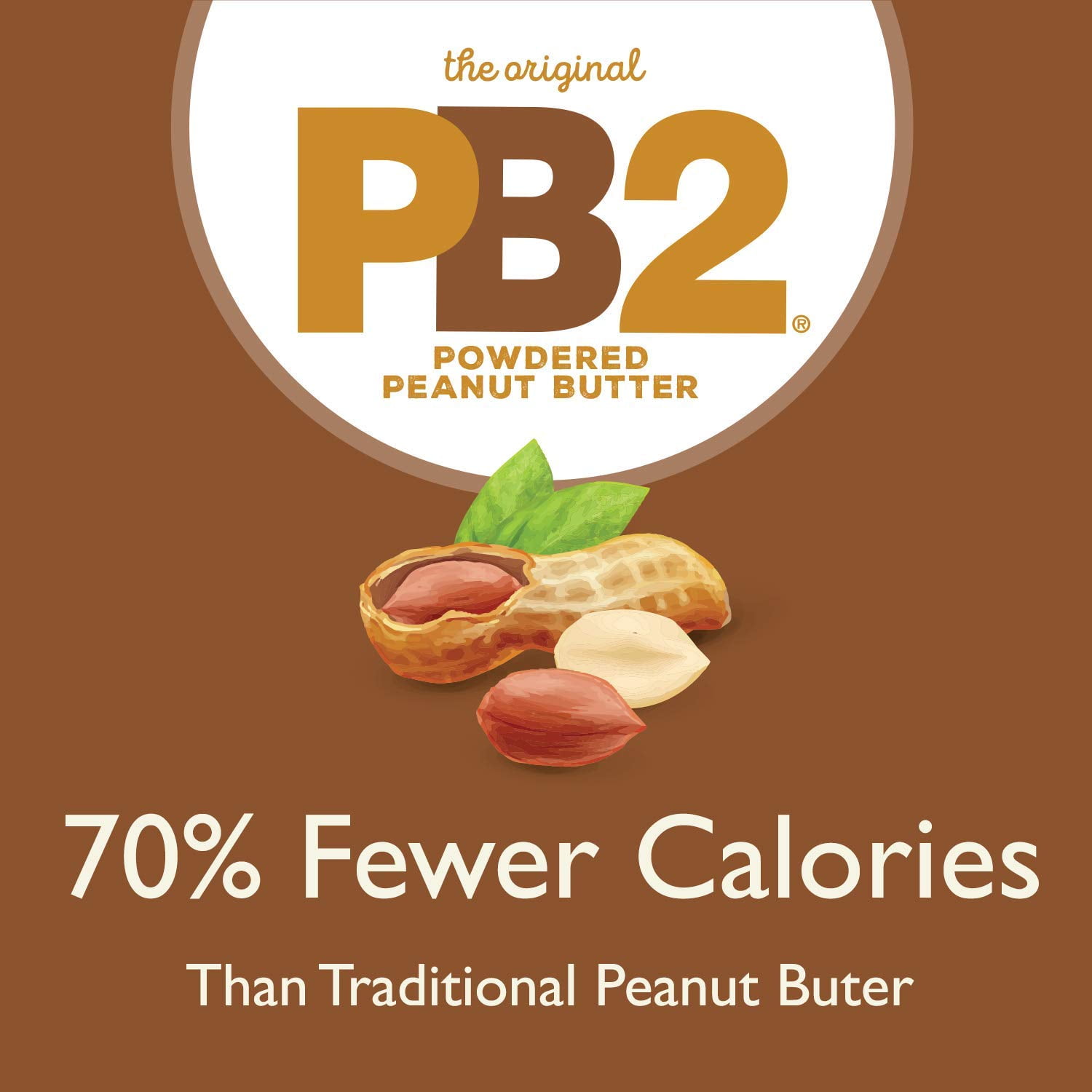 (6 pack) PB2 Powdered Peanut Butter with Chocolate - 6.5 oz