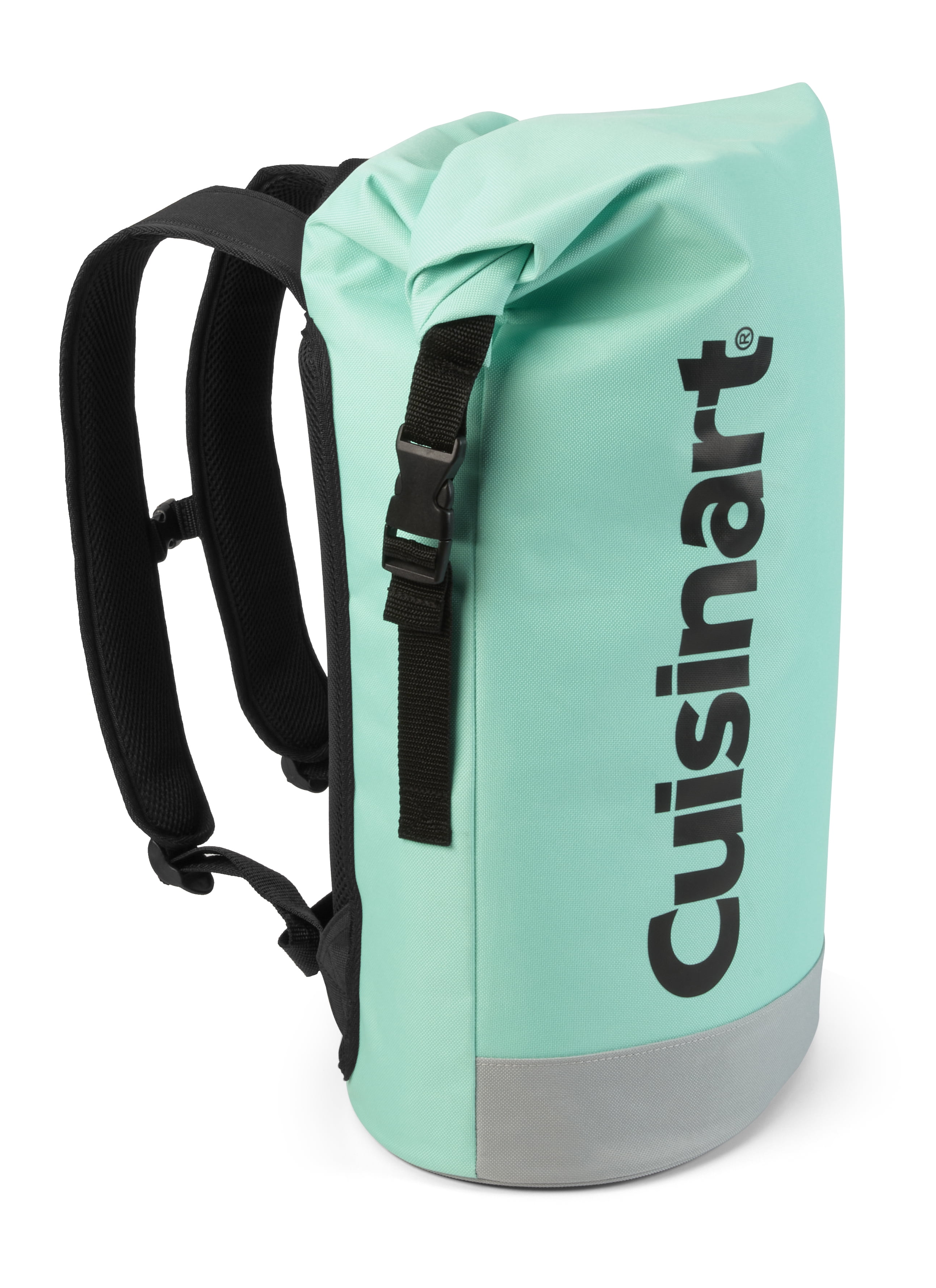 Cuisinart Rolltop Backpack Cooler, Turquoise, Holds up to 3012oz cans