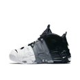 thumbnail image 1 of Zapatillas de running Air More Uptempo de estilo retro, de caña alta, grandes, color blanco, gris y negro, para hombre, de cuero tricolor, 1 of 3
