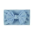 thumbnail image 2 of XEGLSBU Bows for Girls 3inch Solid Bow Hair Band Headband Headwears Kids Accessories Girls Baby Baby Care Baby Girl Bows 12-18 Months Blue One Size, 2 of 4