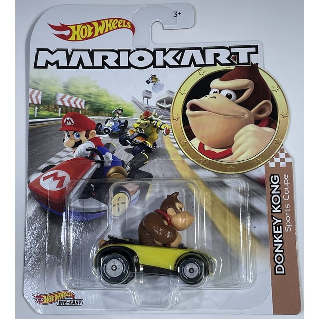 Cupé deportivo Toy Hot Wheels Mario Kart Donkey Kong 2023