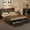 Queen,Black, variant on Industrial Platform Bed with Storage Drawer and Built-in USB Charging, Upholstered Headboard Bed Frame, No Box Spring Needed,Black,Queen Size