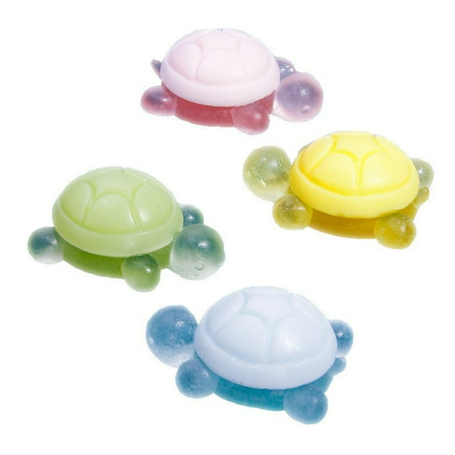 4-Piece Turtle Shaped Natural Extract Handmade Soap For Bath And Body, Cute Design, Gentle And Moisturizing, Long Lasting Fragrance