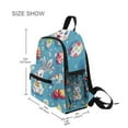 thumbnail image 3 of FORMRS School Backpack with Front Zippered Pocket 12" Student Travel Daypack, Easter Bunny Pattern, 3 of 6