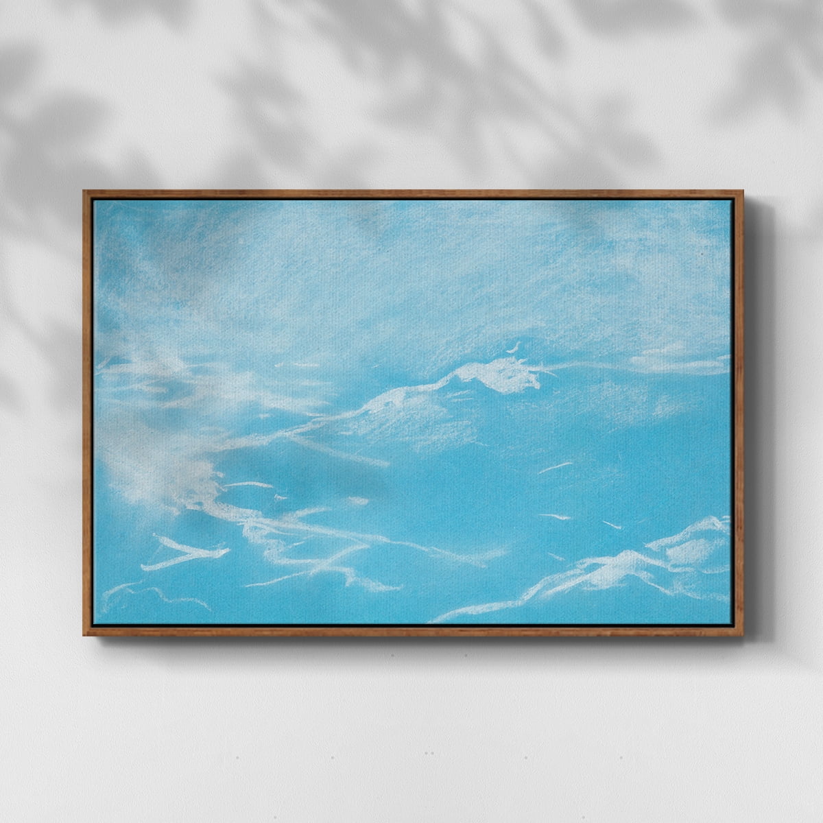 Vintage Landscape-CXLVI By Wexford Home Framed in Walnut Wood Gallery Wrapped Canvas 17 in. x 25 in.