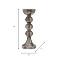 thumbnail image 5 of Glass Pillar Candle Holder - Glam Metallic Gold Taper Stand for Home & Office Decor, Elegant Decorative Accent for Living Room & Bedroom - 18" Gold, 5 of 14