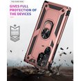thumbnail image 3 of Case for Samsung Galaxy S22 Ultra Phone Case Samsung S22 Ultra Case, Military Grade, Heavy Duty, with Kickstand Ring, Support Magnet Car Mount for Samsung Galaxy S22 Ultra Case Rose Gold, 3 of 12