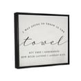 thumbnail image 3 of Stupell Industries Humorous Laundry Script Text Sign Grainy Pattern Graphic Art Jet Black Floating Framed Canvas Print Wall Art, Design by Daphne Polselli, 3 of 5