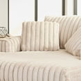 thumbnail image 6 of Roundhill Furniture Belvoir Oversized Cuddle Chaise, with Cup Holders, Beige Champagne, 6 of 9