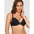 thumbnail image 5 of DOBREVA Women's Lace Push Up Bra Underwire, Padded, Full Coverage, Everyday Bras, 5 of 5