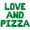 Green, variant on Letter Balloons - LOVE AND PIZZA 16" Inch Alphabet Letters Foil Mylar Balloon Birthday Party Banner (Gold)