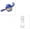 Blue set, variant on Interactive Dog Football Soccer Ball With Tabs Inflated Training Toy Outdoor Border Collie Balls Pet Products