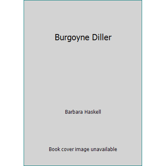 Pre-Owned Burgoyne Diller (Hardcover) 0874270715 9780874270716