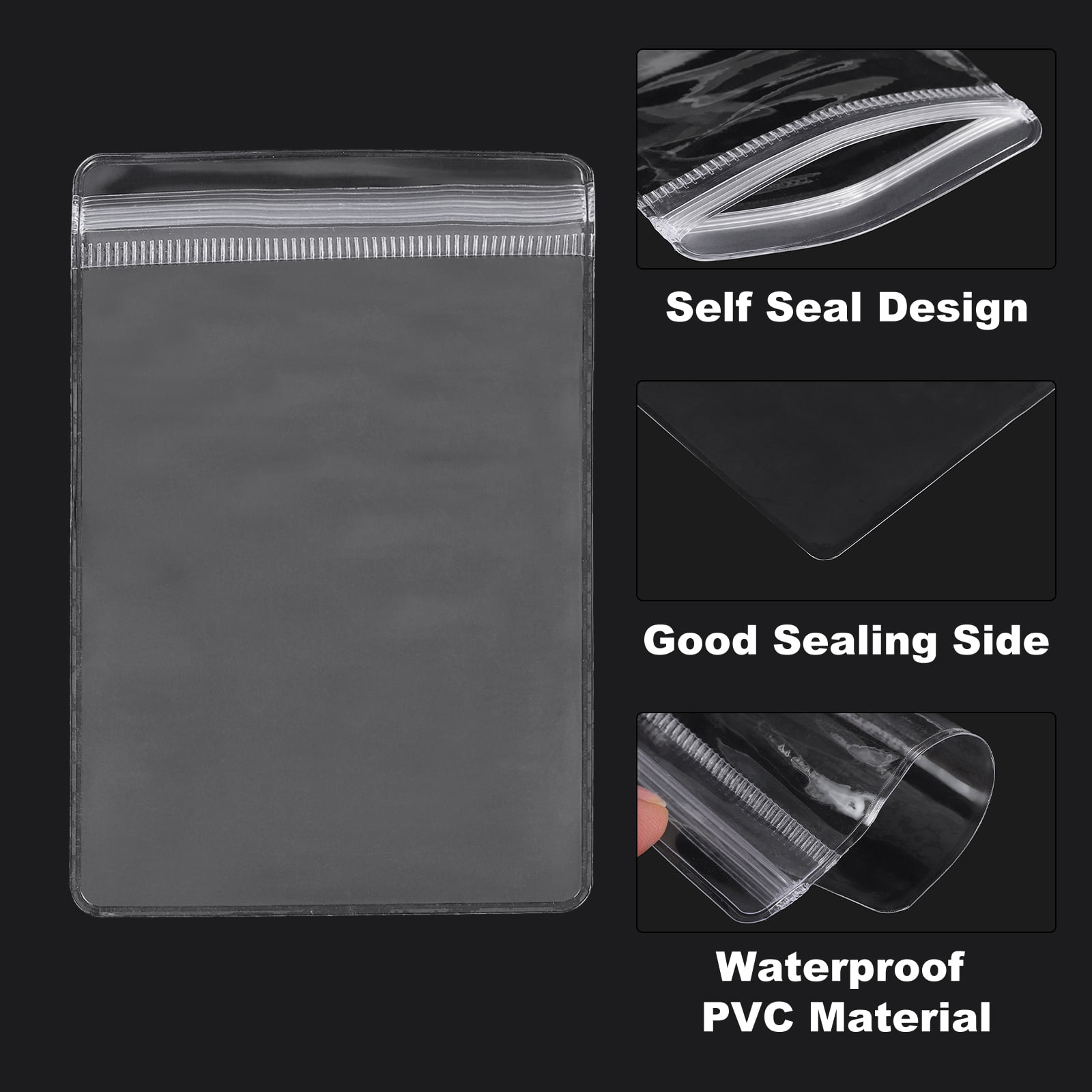 Unique Bargains Jewelry Bags Self Seal Pouches for Necklace Ring Packaging 3.1"x4.7"