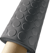 G-Floor 8.5' x 22' Coin Pattern Garage and Universal Flooring Cover & Under Car Mat - Slate Grey