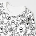 thumbnail image 5 of Shadoumai Halloween Pajamas Color Pajamas with Markers Cute Graphic Print Diy Hand Painted Pjs Soft Shirt and Pant Sleepwear with Pockets 2 Piece Satin Pajama Outfits, 5 of 5