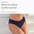 thumbnail image 5 of Xmarks Period Underwear for Women Menstrual Panties Women's Leak Proof Mid Waist Cotton Postpartum Ladies Panties Briefs Girls, 5 of 8