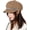Khaki, variant on Women Beret Newsboy Hat Cabbie Baker Boy Hat 8 Panel Wool Blend Gatsby Painter Cap Trendy Warm Pageboy Fiddler Visor Cap