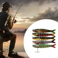 thumbnail image 2 of ZPAQI Fishing Lures Multi Sections Baits Saltwater 3D Minnow Fishing Lures Swimbait, 2 of 11