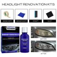 thumbnail image 3 of Car Headlight Restoration Set Fluid Repair Kit Plastic Light Polish Cleaner Kr, 3 of 4