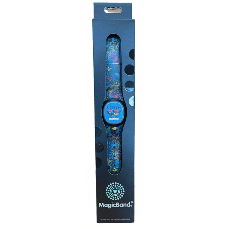 ☆US Disney Parks☆マジックバンドプラス 限定スティッチ Disney Parks 2023 Stitch Hawaiian Toy MagicBand+ for Ages 3+