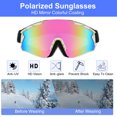 thumbnail image 4 of Windproof Ski Goggles for Men & Women | Anti-Fog UV Protection Snow Goggles | HD Lens for Skiing & Snowboarding | One Size Fits All Adults, 4 of 6