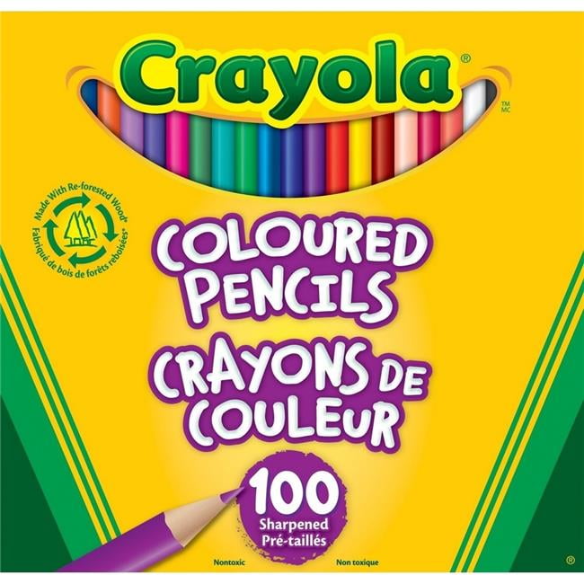 Crayola 100 Colored Pencils - Walmart.com