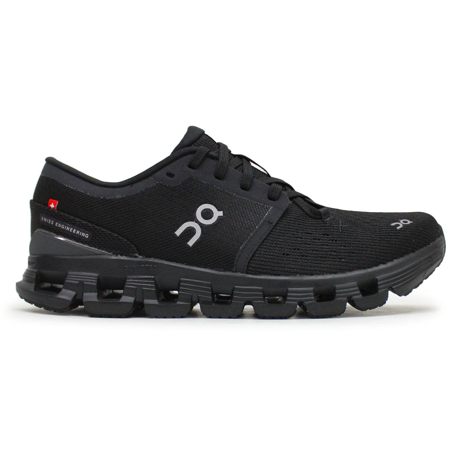 ON All Black Women's Cloud 5 Waterproof Running Shoes, Sports
