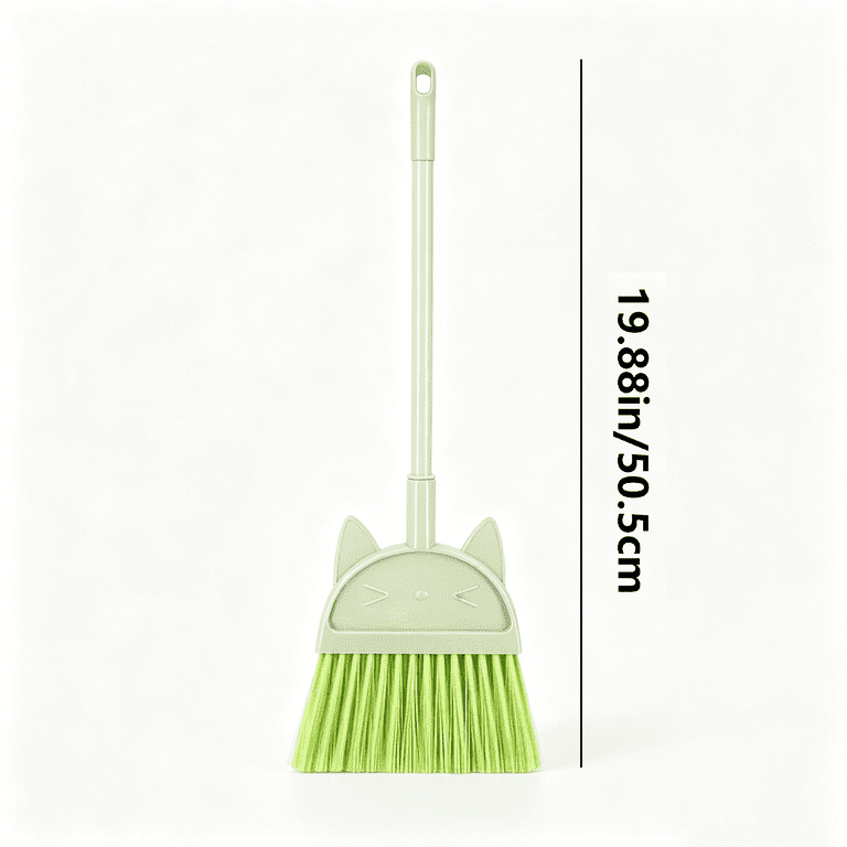 Mini Broom for Household Cleaning and Pretend Play, 19.88 Inch Small ...