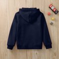 thumbnail image 6 of 7-8T Boys Girls Winter Outfits Set 2 Piece Round Neck Solid Color Printed Hoodie Sweatshirt And Pants Long Sleeve School Casual Fall Winter Elastic Waist Sets for 3-12 Years,Navy, 6 of 7
