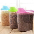 thumbnail image 5 of Mdesiwst 1.9/2.5L Transparent Food Grain Dispenser Storage Box Case Sealing Can Container, 5 of 8