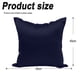 thumbnail image 2 of Funda de almohada de satén puro de doble cara para cabello y piel, funda de almohada cuadrada de 2 piezas de 45x45cm con cremallera, 2 of 6