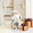 thumbnail image 5 of Adornos navideños grandes de Papá Noel de 60 cm para el hogar, feliz año nuevo 2023, ropa de tela tejida, decoración de ventanas para muñecas, 5 of 5
