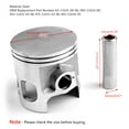 thumbnail image 3 of Piston Kit +0.50 For Yamaha 175DT 175MX YT175 1974-1982 Bore Size 66.50mm, 3 of 6