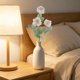 thumbnail image 5 of Artificial 3 Heads Roses Artificial Flower For Home Decoration, 5 of 8