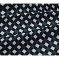 thumbnail image 5 of oneOone Viscose Jersey Dark Navy Blue Fabric Argyle Check Sewing Craft Projects Fabric Prints By Yard 60 Inches Wide, 5 of 5